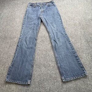 VTG Jordache Jeans Womens 9 10 Blue 90s Y2K 30x32 Straight‎ Distressed Western